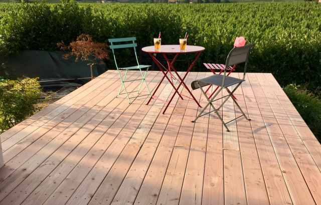 Terrasse bois, en grès Céram ou pavée